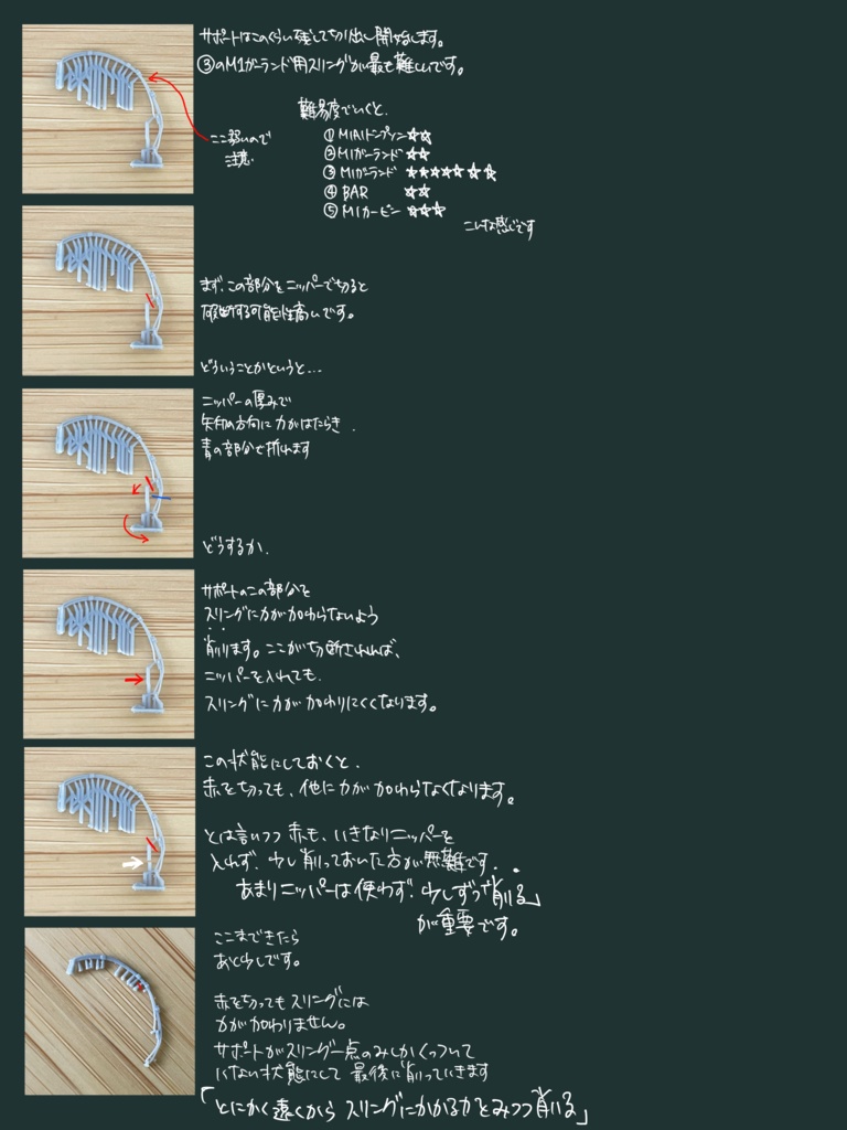 1/35 U.S. GUN SLING SET