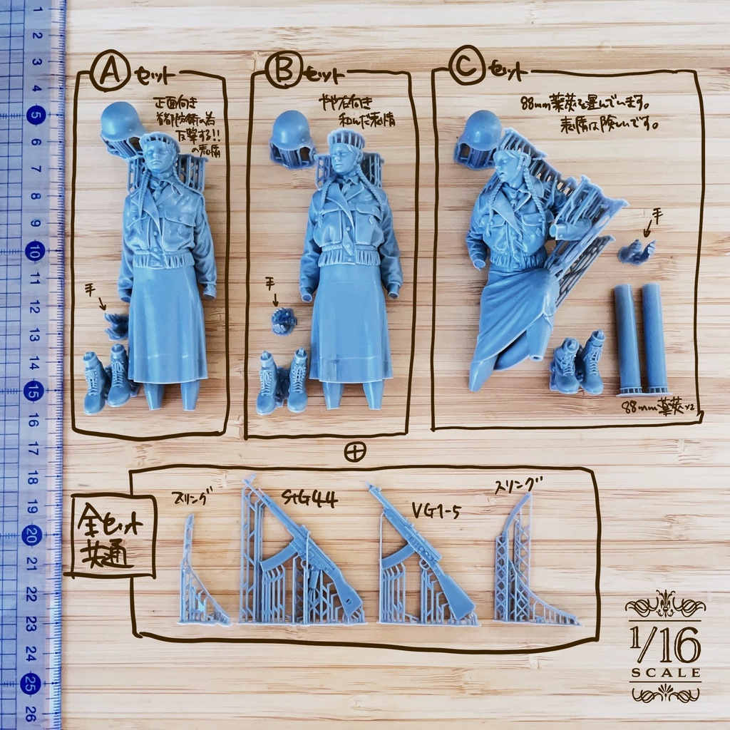 1/16 APRIL 1945, BERLIN セットC