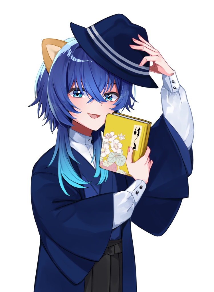 書生姿の鹿島茜アクリルお守り