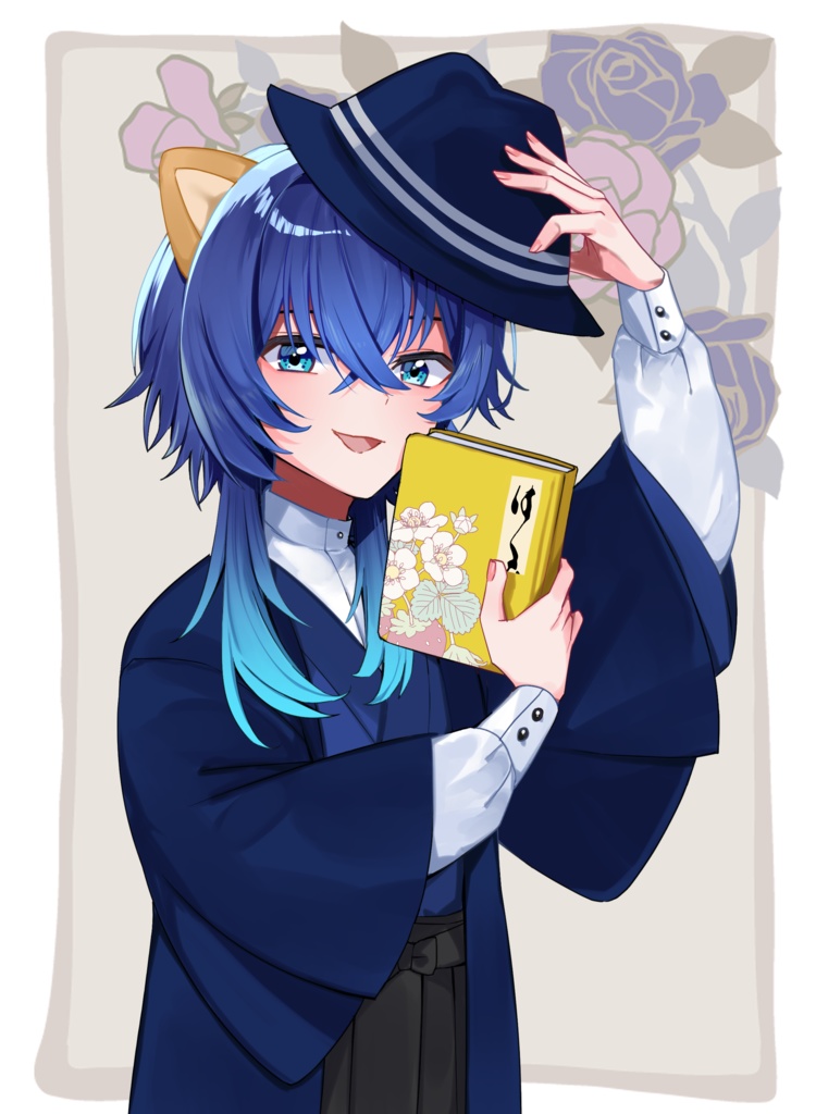 書生姿の鹿島茜アクリルフィギュア