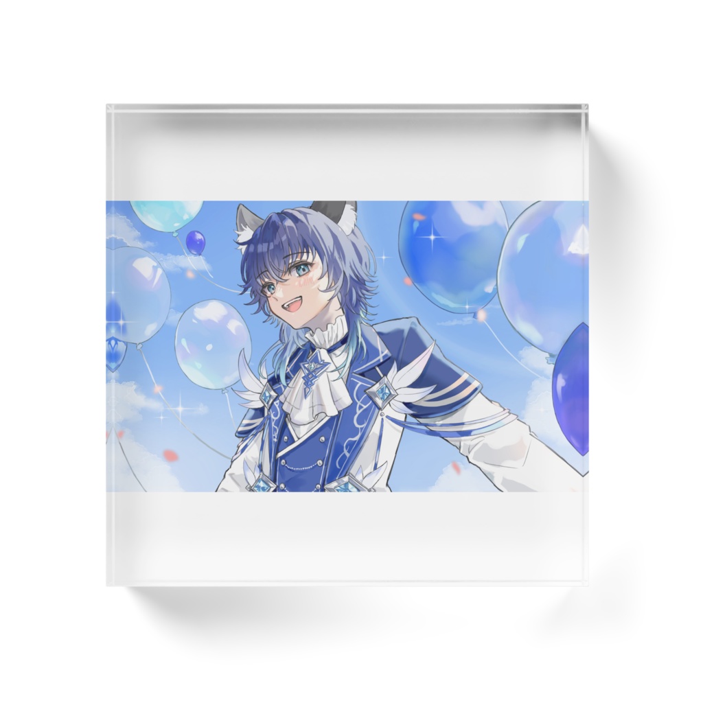 誕生日姿の鹿島茜アクリルブロック