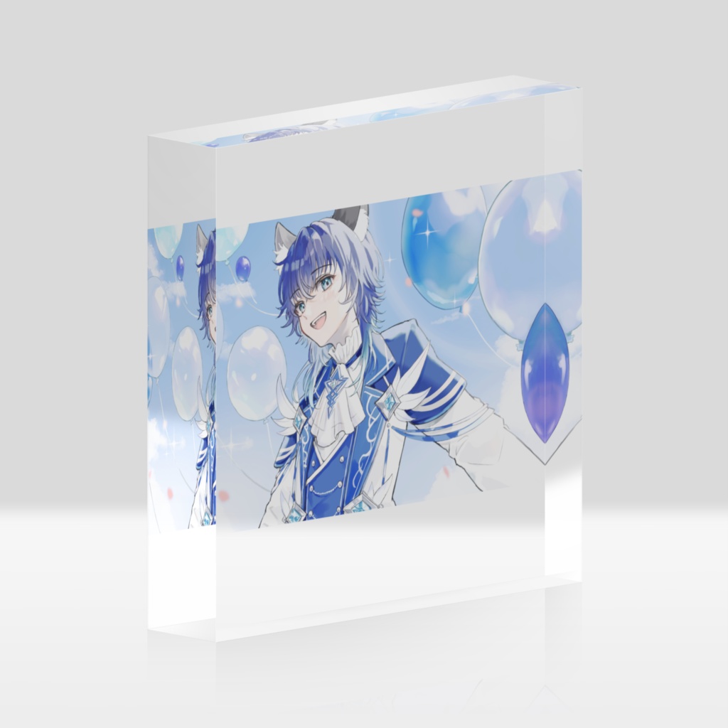 誕生日姿の鹿島茜アクリルブロック