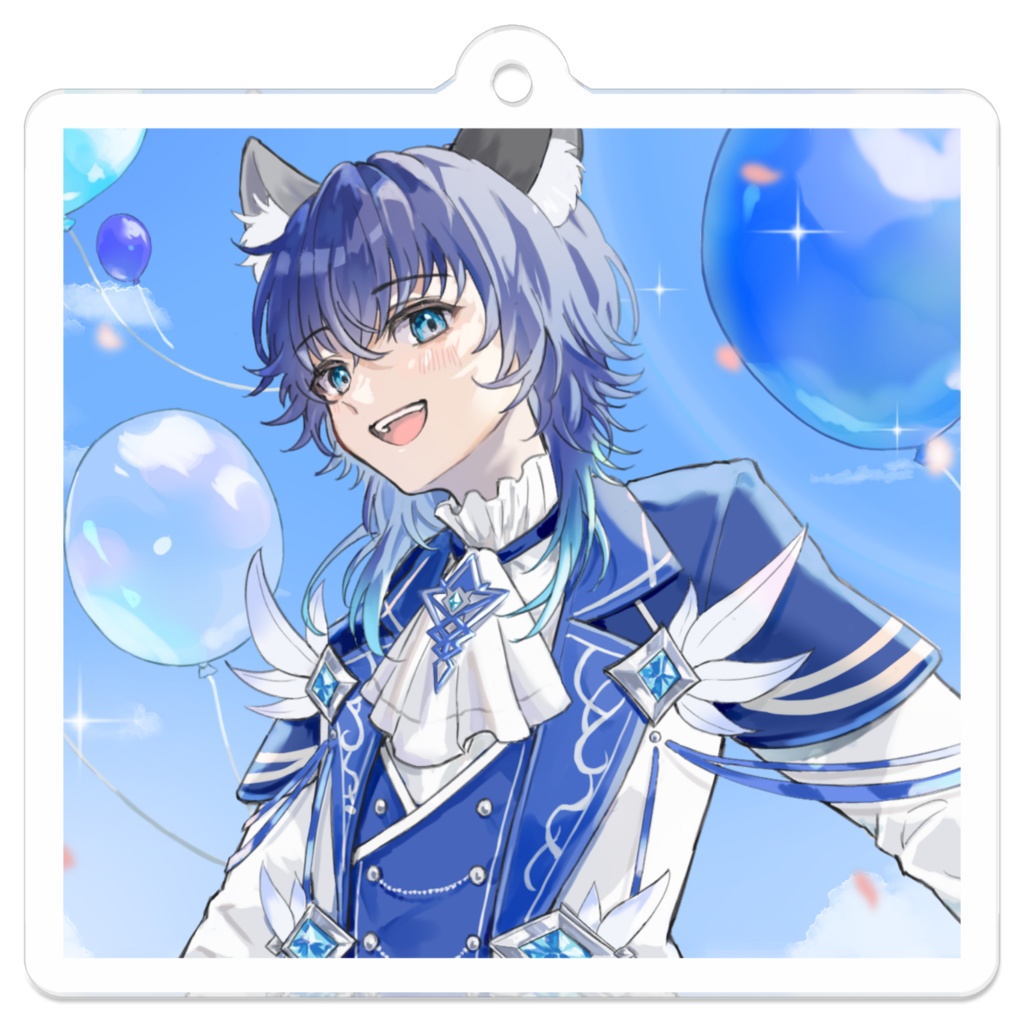 誕生日姿の鹿島茜アクキー