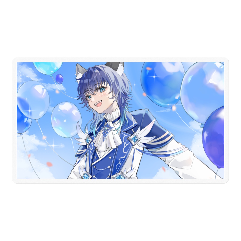 誕生日姿の鹿島茜ステッカー