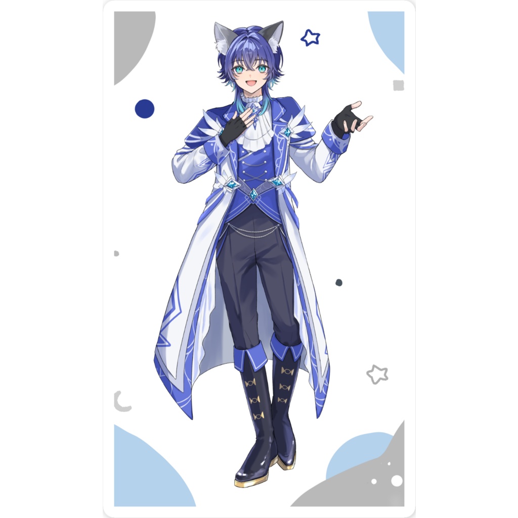 キービジュ姿の鹿島茜スマホステッカー