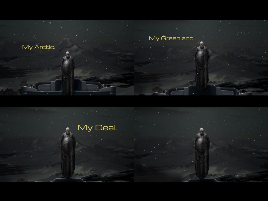 【動く背景】トランプ×ハルコンネン風 ダークSF ループアニメーション背景 2種セット