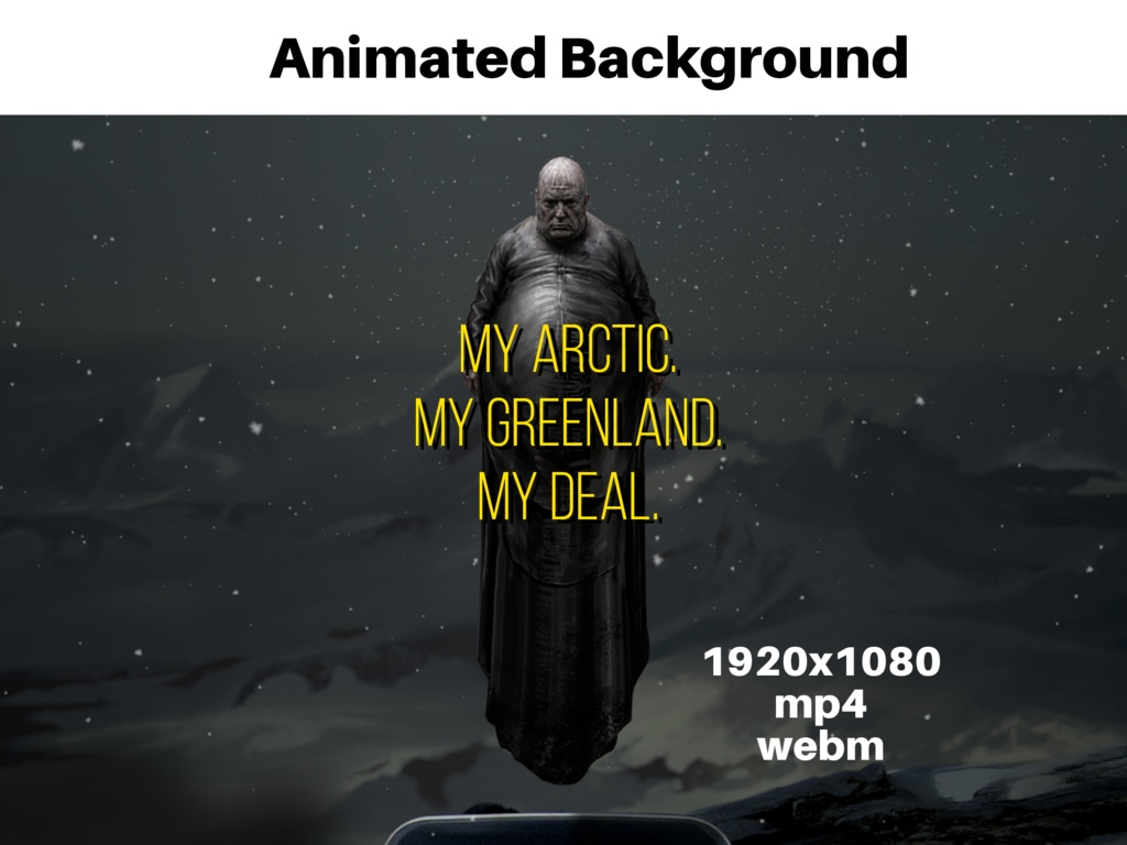 Trump as Harkonnen – Dark Sci-Fi Animated Background （トランプ × ハルコンネン風 ダークSFアニメーション）