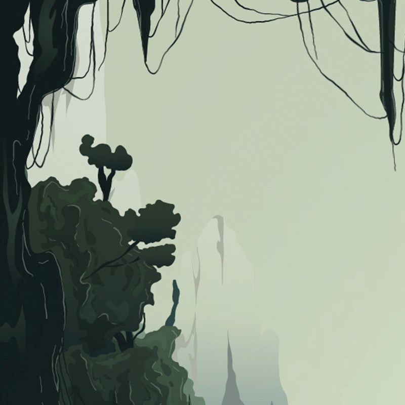 【動く配信画面セット】Mist Swamp Cave 4種ループ(Starting Soon / BRB / Ending Soon / Offline)