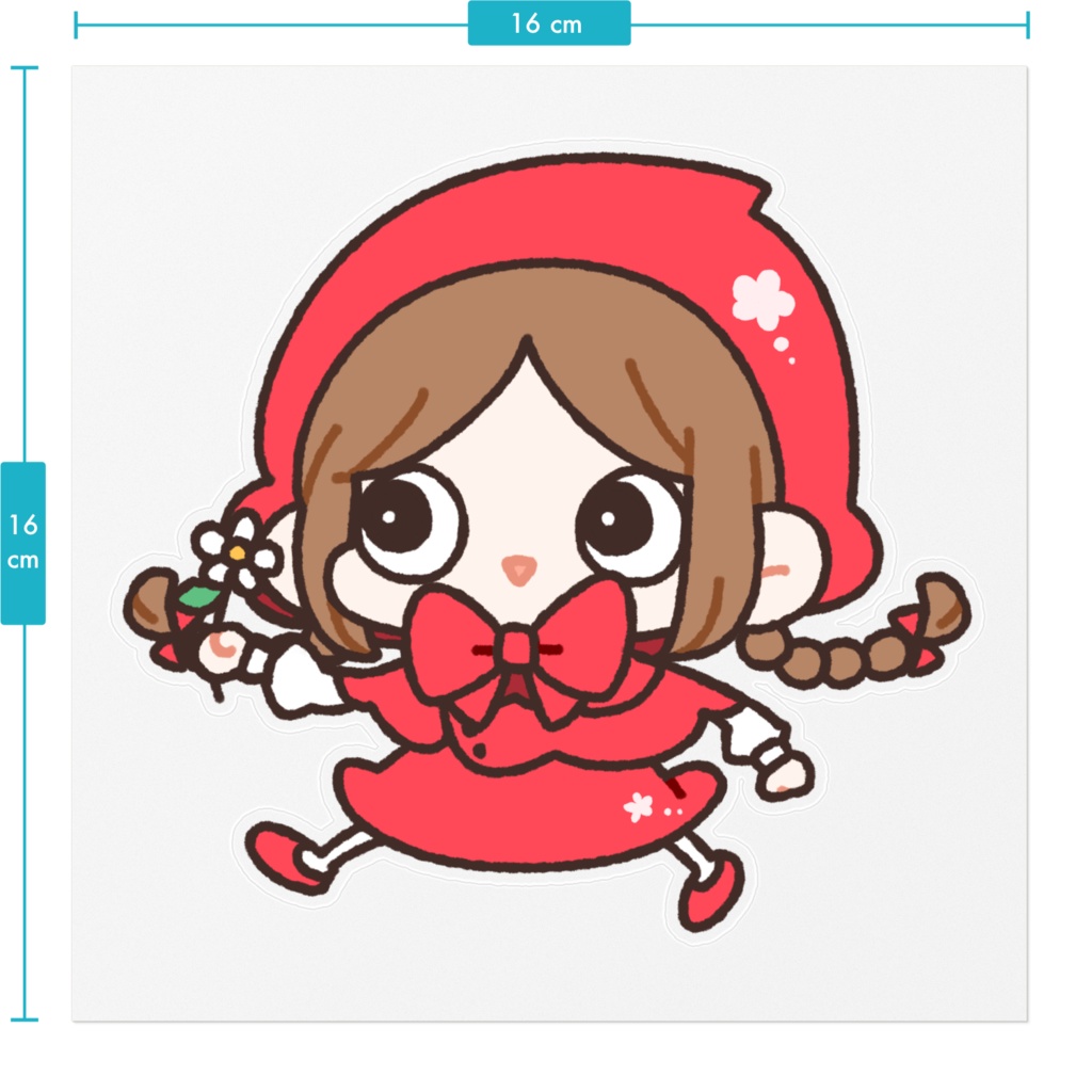 赤ずきんちゃんシール
