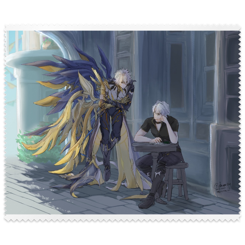 ノンとライナのメガネ拭き