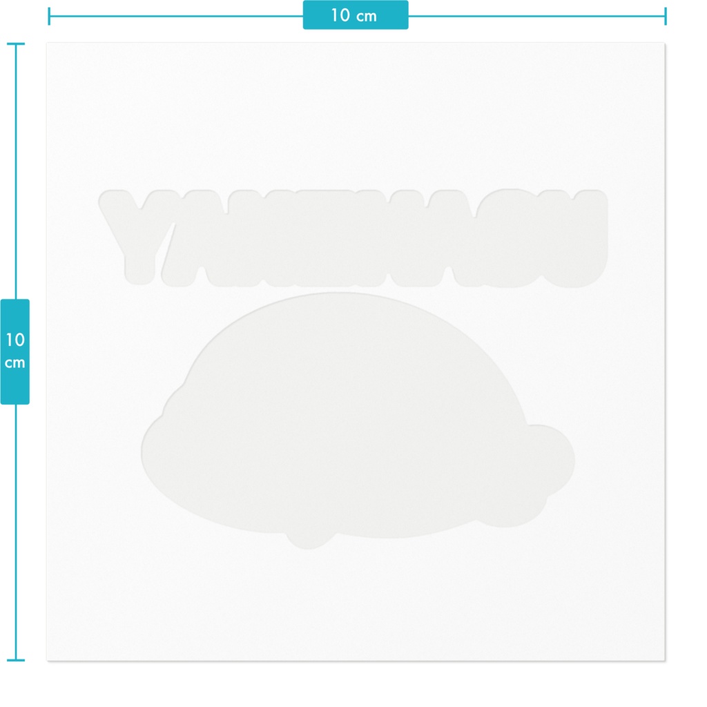 しおちゃんとおそろい♡やにかすてっかー