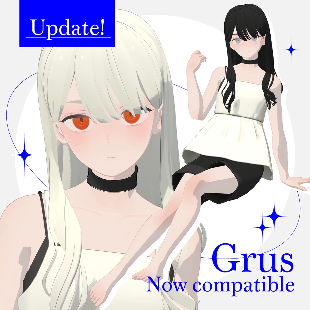 【Lapwing/Grus】make up&eye texture