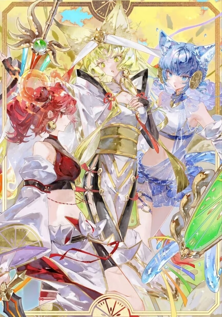 遊戯王　御巫　スリーブ　CircleKOS 遊戯王 御巫 スリーブ CircleKOS - メルカリ