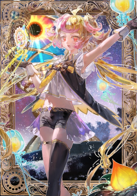 耀聖の月詩フォルトナ カードスリーブ 63mm×90mm 遊戯王 60枚入り CircleKOS