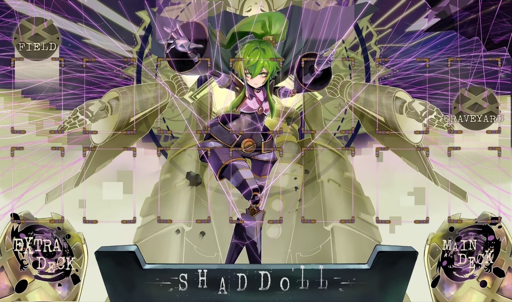 エルシャドール·ミドラーシュ プレイマット 600*350cm 遊戯王