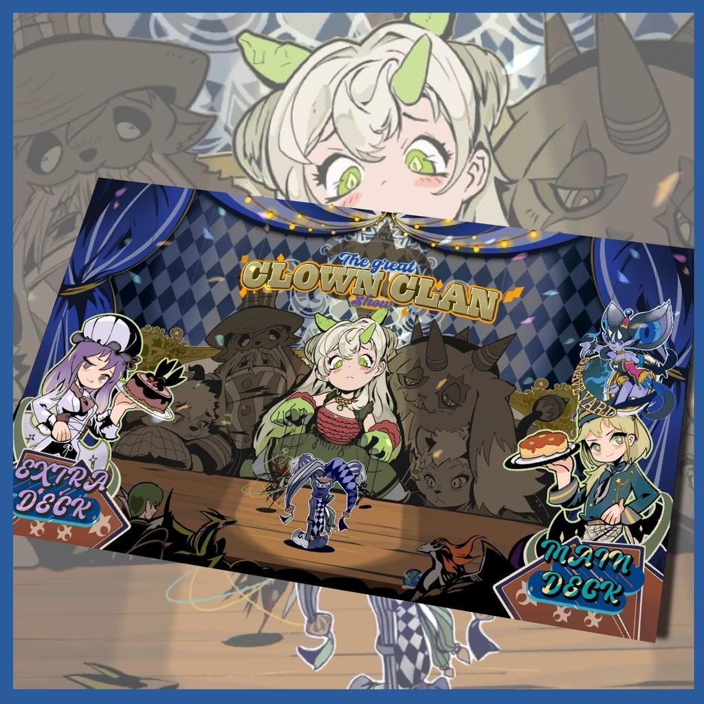 クラウン・クラン 遊戯王 プレイマット 600mm×350mm