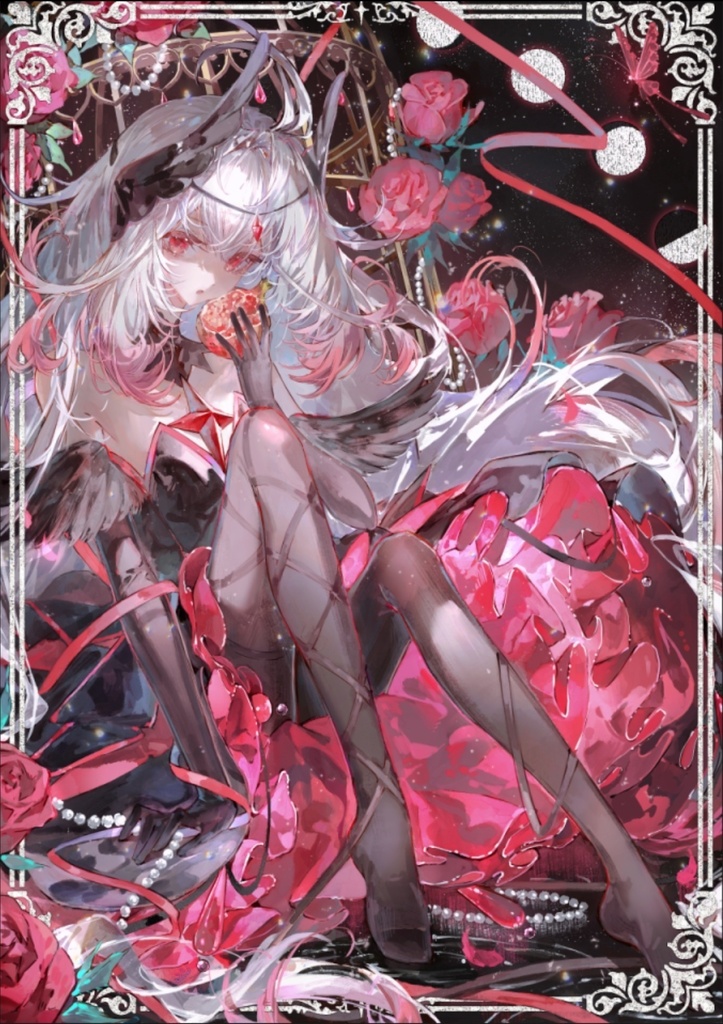 【予約商品】森亜るるか 闇 Ver. カードスリーブ 63mm×90mm 60枚入り CircleKOS