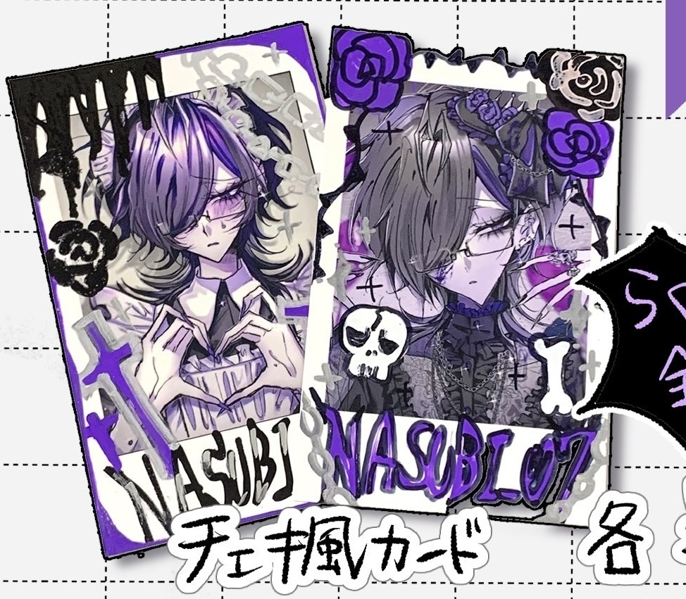 チェキ風らくがきカード