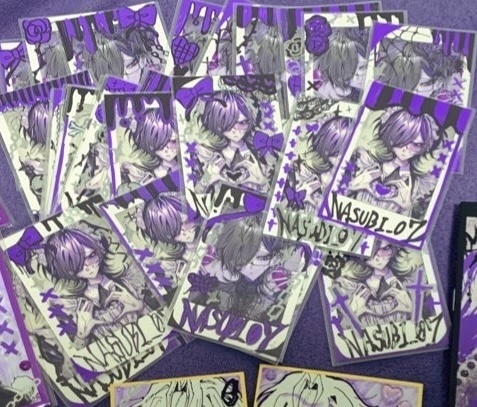 チェキ風らくがきカード