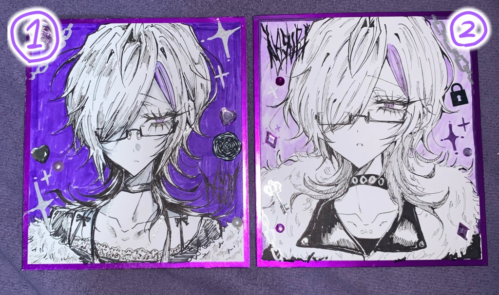 【原画色紙】ミニ色紙２種