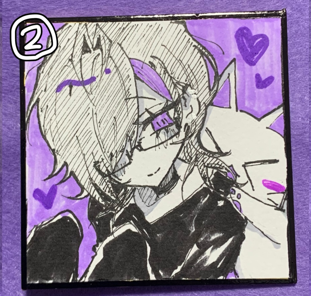 【原画色紙】豆色紙5種