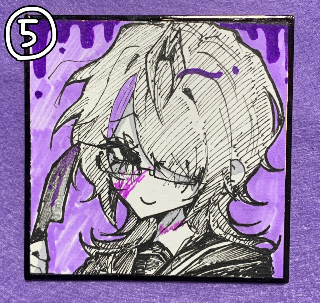 【原画色紙】豆色紙5種