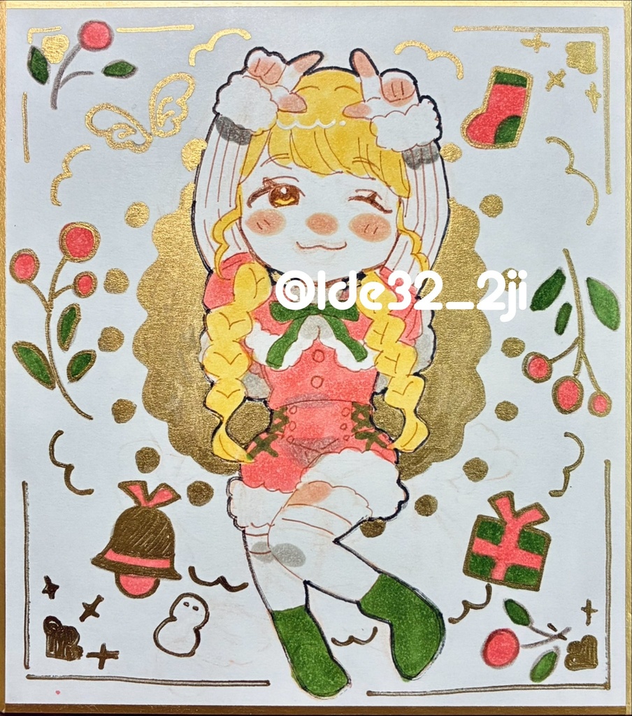 ミニ色紙 藤田ことね