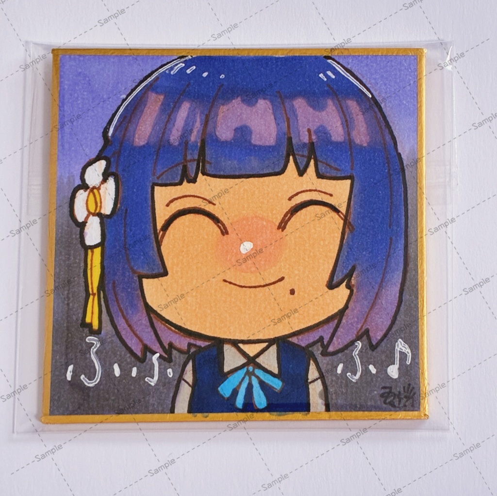 手書きミニミニ色紙・美鈴