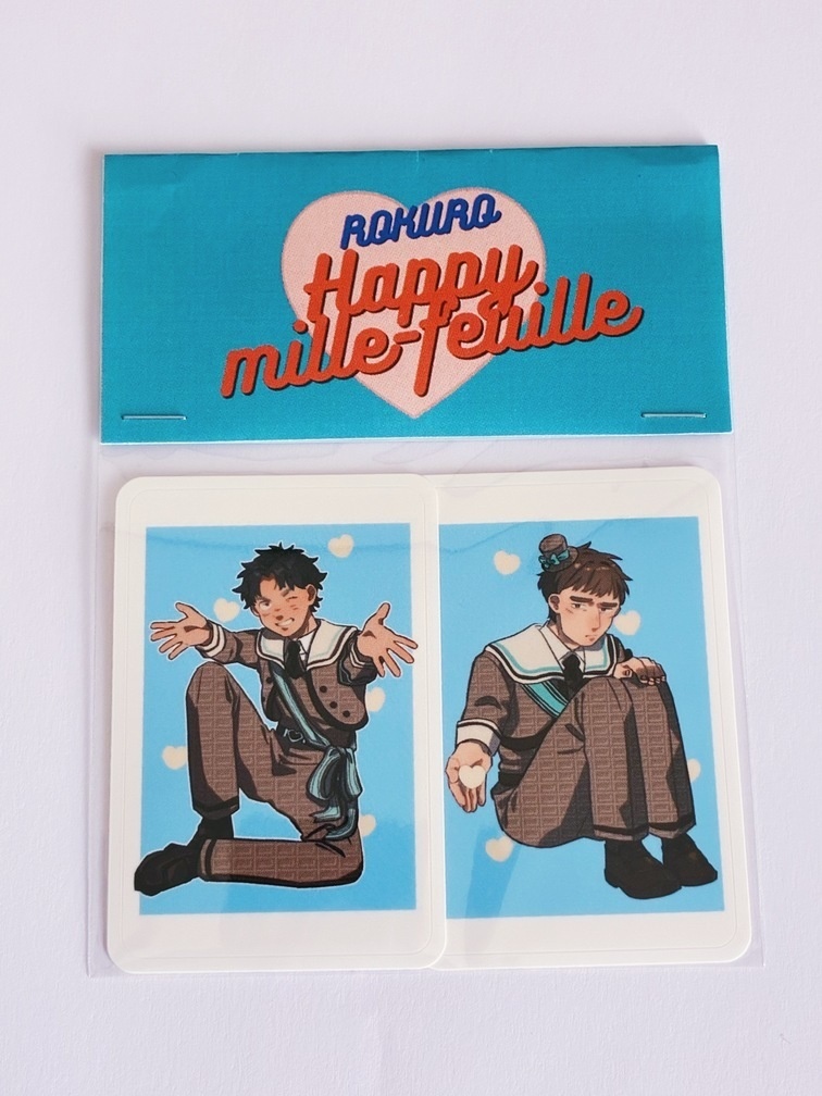 六ろ・ハッピーミルフィーユステッカー