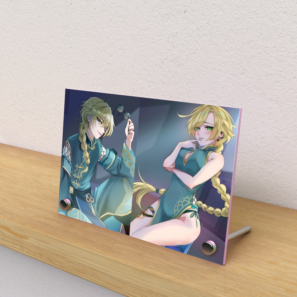 〜「オレだろ？」「わたしでしょ？」〜2倍美味しいアクリルフォトスタンド