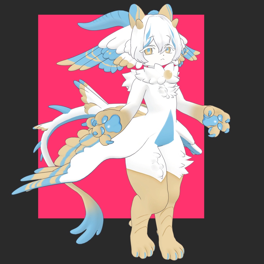 Aru「アル」【オリジナル3Dモデル 】