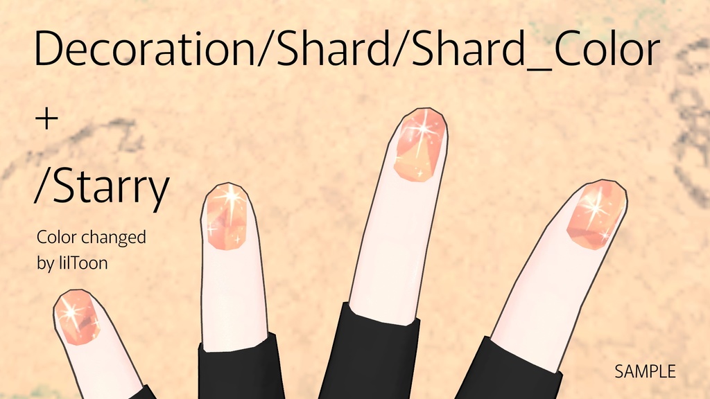 【無料】テトラちゃん用ネイルテクスチャ