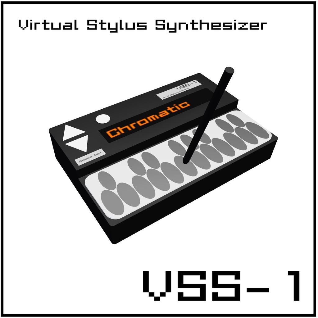 【VRChat想定】バーチャルスタイラスシンセサイザー "VSS-1" [Modular Avatar対応] 【Avatar Dynamics】