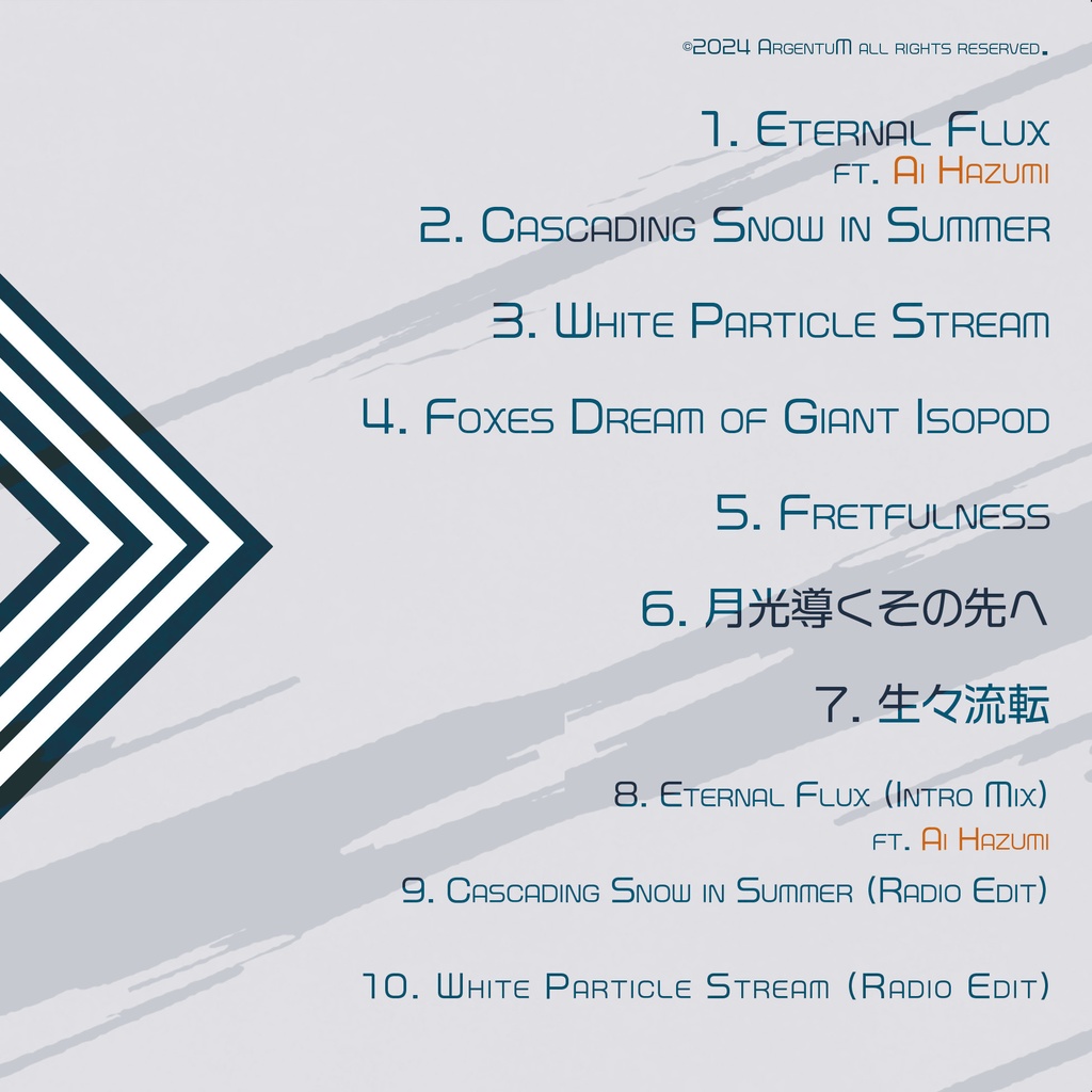 ArgentuM 2nd Original Album『Trancendence』