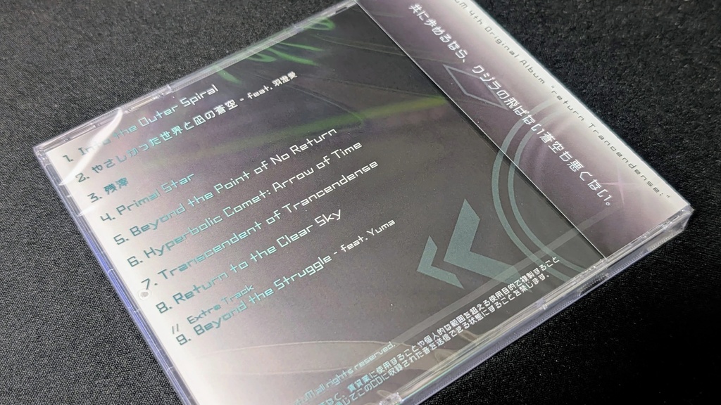 ArgentuM 4th Original Album 『return Trancendense;』