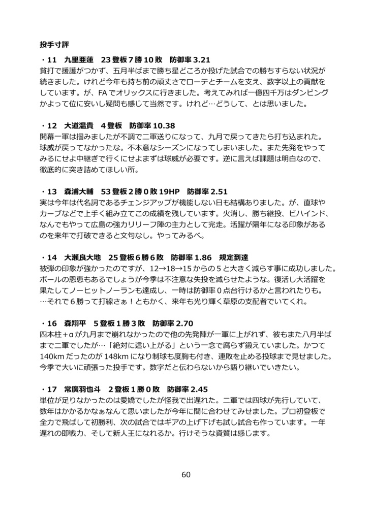 2024カープかく戦えり