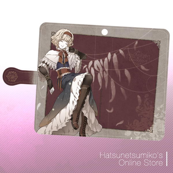 《android/iPhone6Plus》Akenokalas x Hatsunetsumiko's collaboration 汎用手帳型スマートフォンケース(アリス・マーガトロイド)