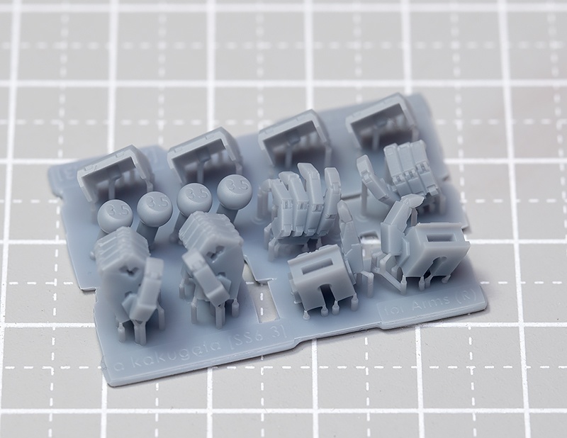 ASPハンド 角型・角丸型 SS (甲幅6.3㎜サイズ)/ set α