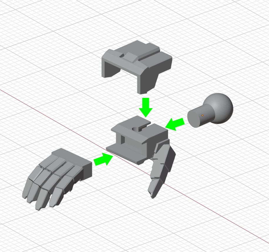 ASPハンド たぬき Ver.De (ディフォルメタイプ)/ 右平手