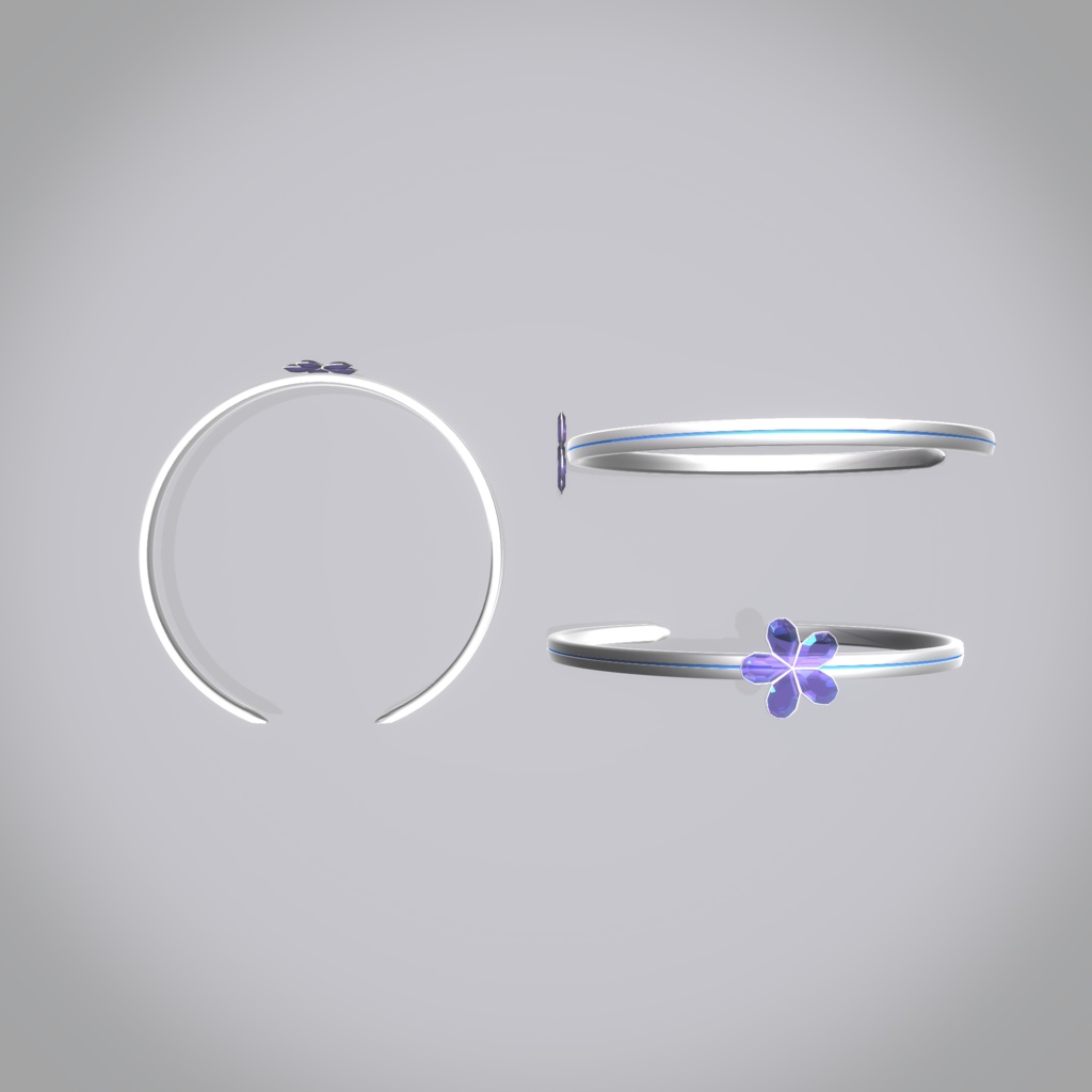 【VRC想定】Flower ring