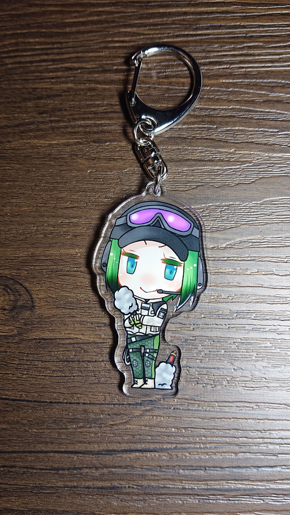エラ　アクリルキーホルダー