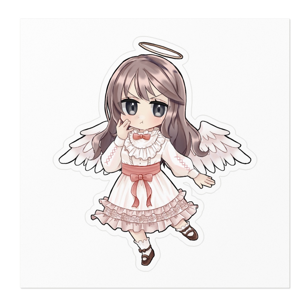 むすむすあゆちゃんステッカー