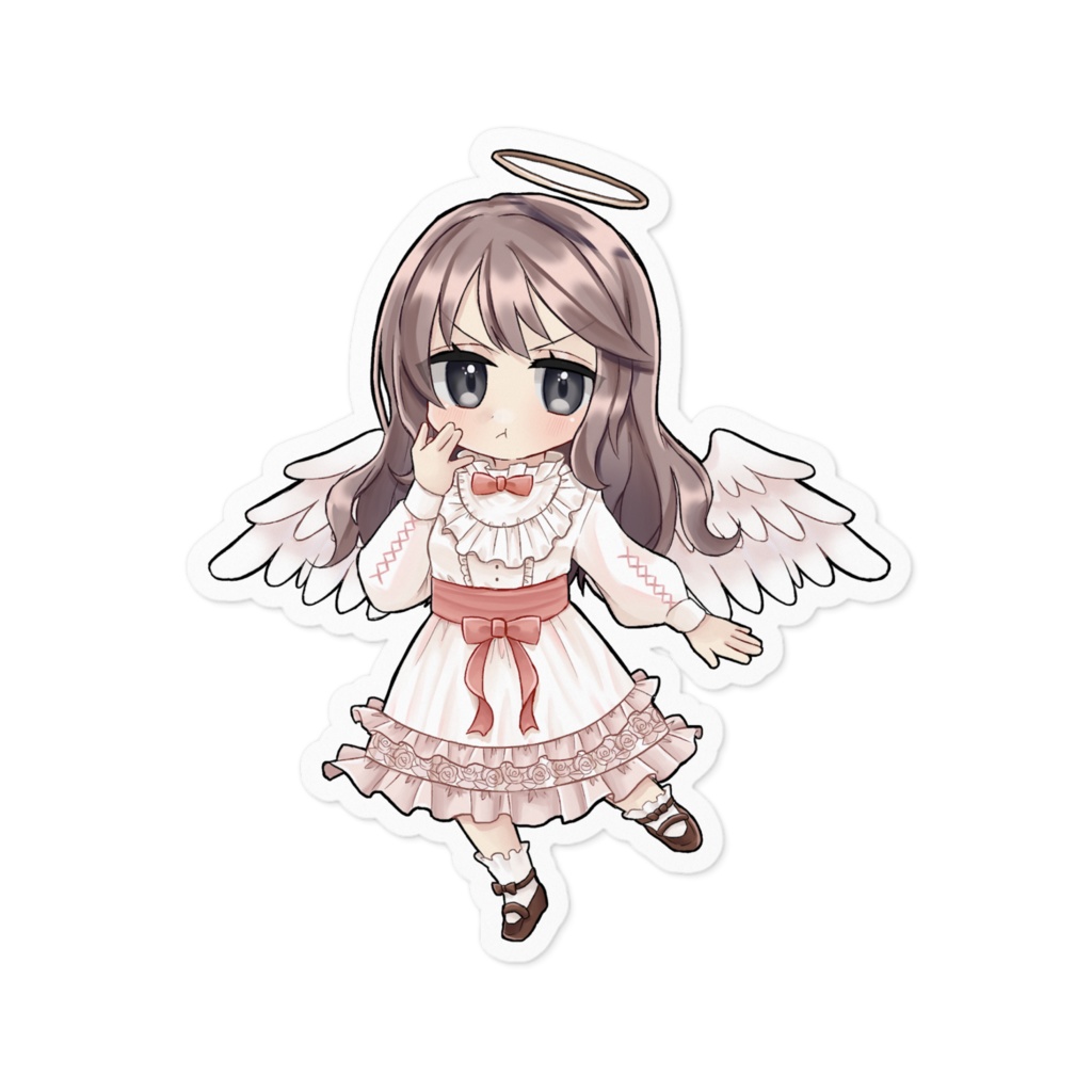 むすむすあゆちゃんステッカー