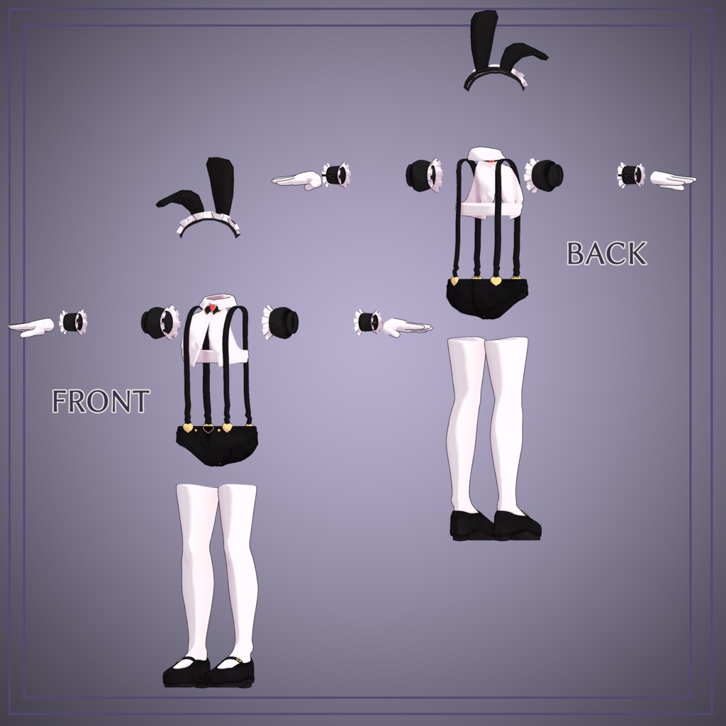 【ウラモ・ハオラン専用】バニーメイド