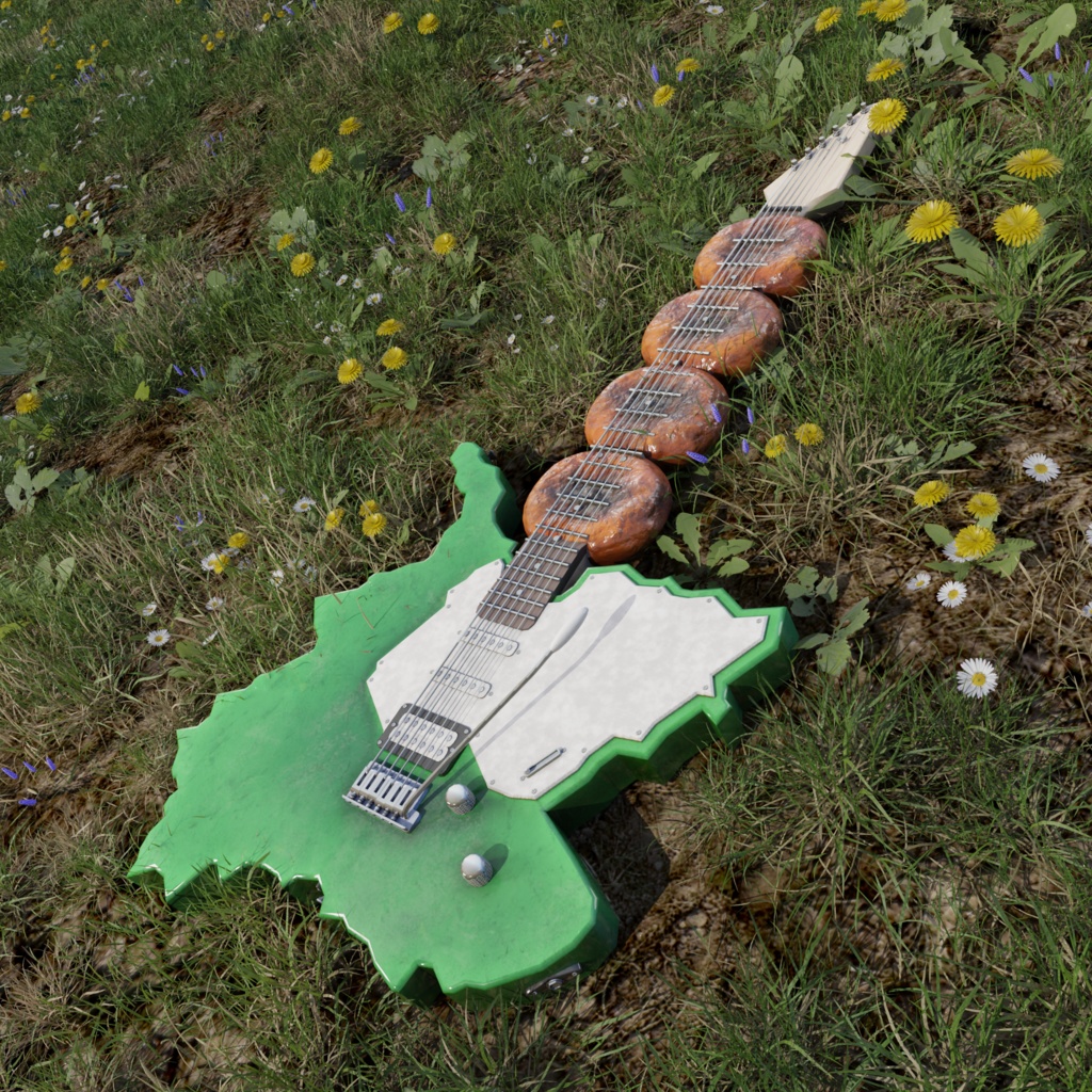 群馬県産ギター【VRChat想定】