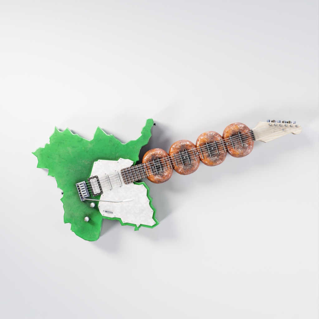 群馬県産ギター【VRChat想定】