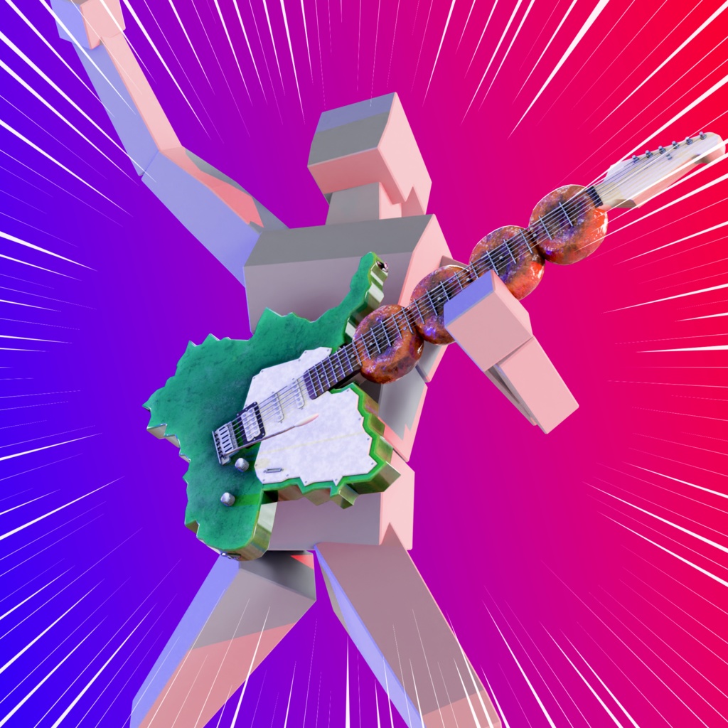 群馬県産ギター【VRChat想定】