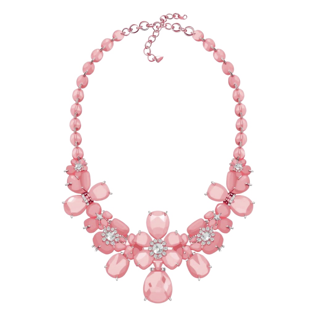 60年代風レトロピンクイラスト|クリップアート15点セット(PNG透過)