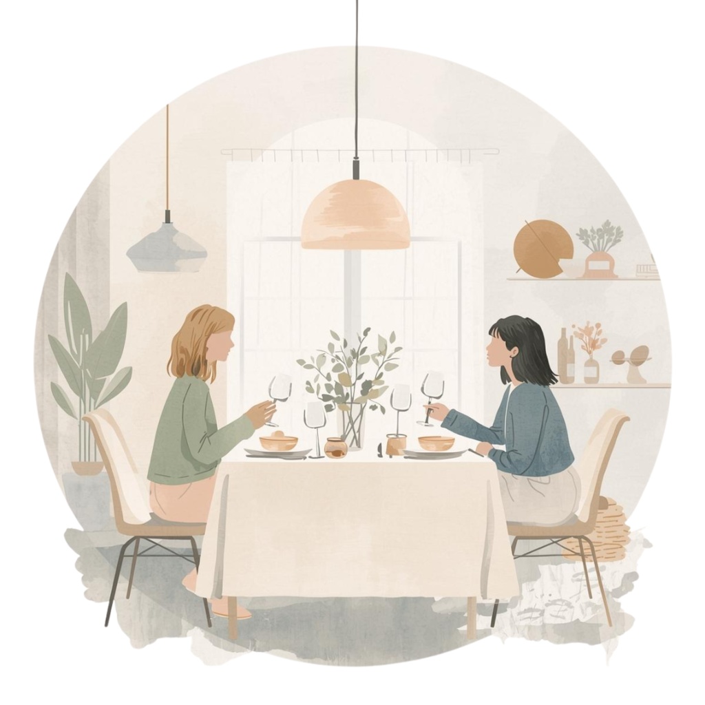 Nordic Bloom|北欧風 お洒落でかわいい水彩クリップアート(PNG透過)