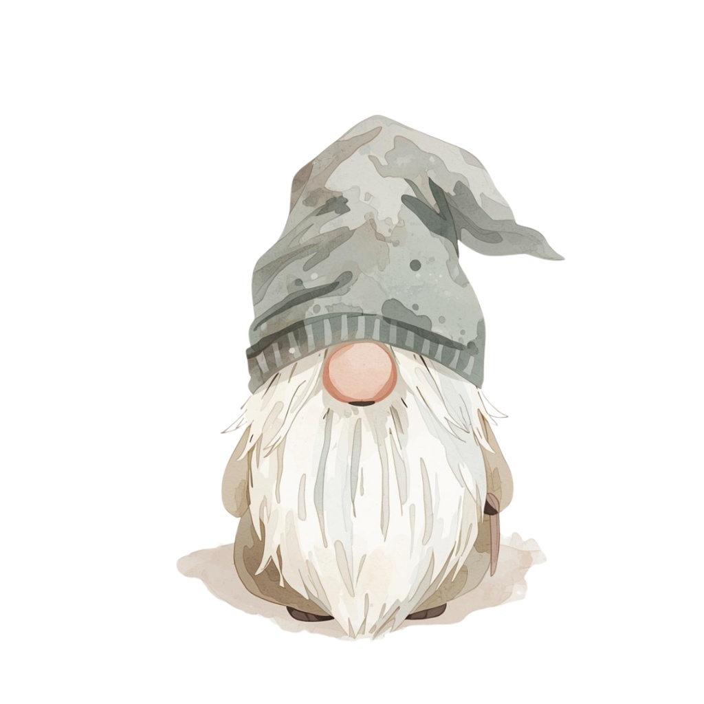 Nordic Bloom|北欧風 お洒落でかわいい水彩クリップアート(PNG透過)